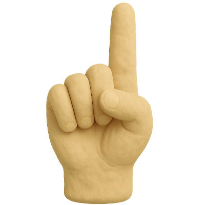 pointing hand